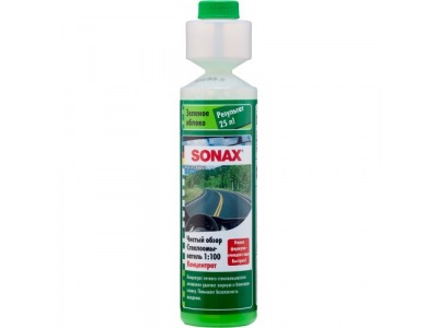 Стеклоомыватель "SONAX" 372141 концентрат 1:100, яблоко, 250 мл