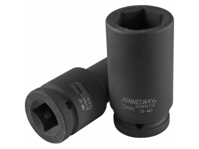 Головка торцевая ударная глубокая 3/4"DR, 38 мм, S03AD6138 JONNESWAY